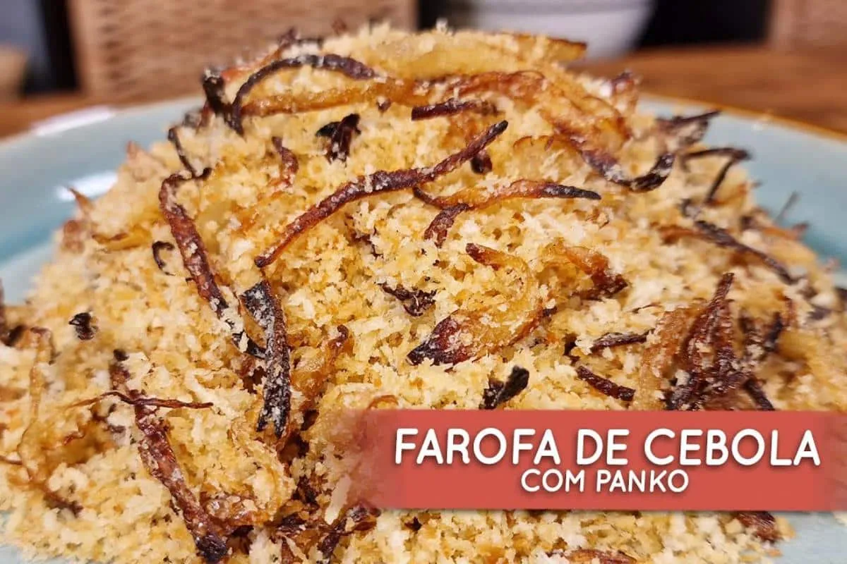 Receita de farofa crocante e saborosa para acompanhar seu ch