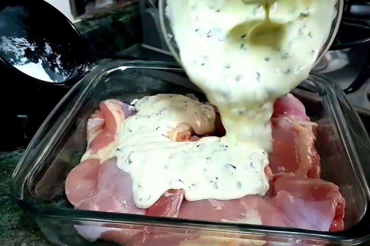 Receita de frango com creme de cebola que faço toda semana d