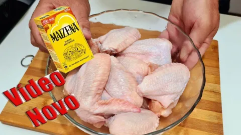 Receita de frango frito crocante e sequinho igual o de resta