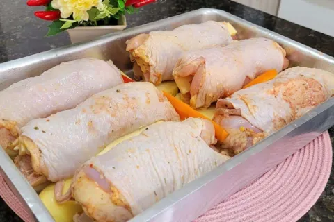 Receita de frango ótima e fácil de fazer para seu almoço de 