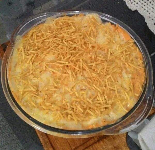 Receita de Fricassê de Frango com Purê de Batata