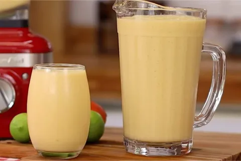 Receita de limonada alemã cremosa e refrescante, feita com o