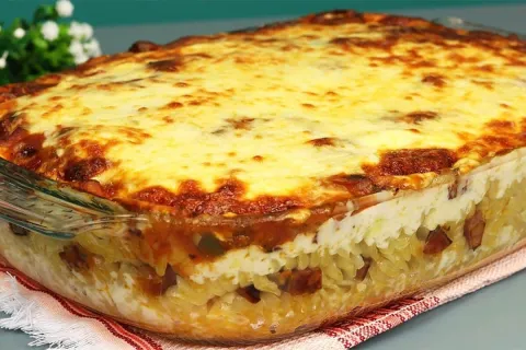 Receita de macarrão cremoso para servir um almoço completo, 