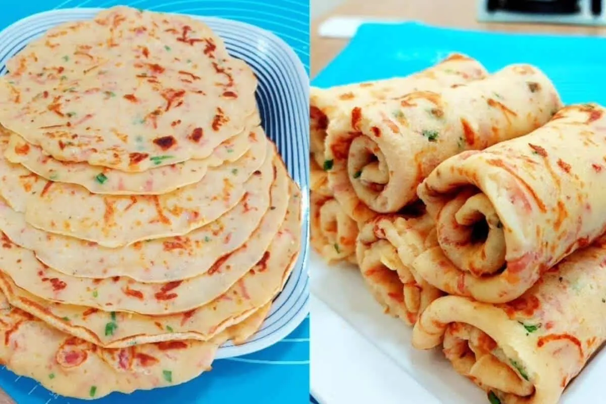 Receita de panqueca recheada que você nunca viu igual e gost