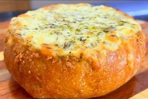 Receita de pão italiano ao creme de alho totalmente irresist