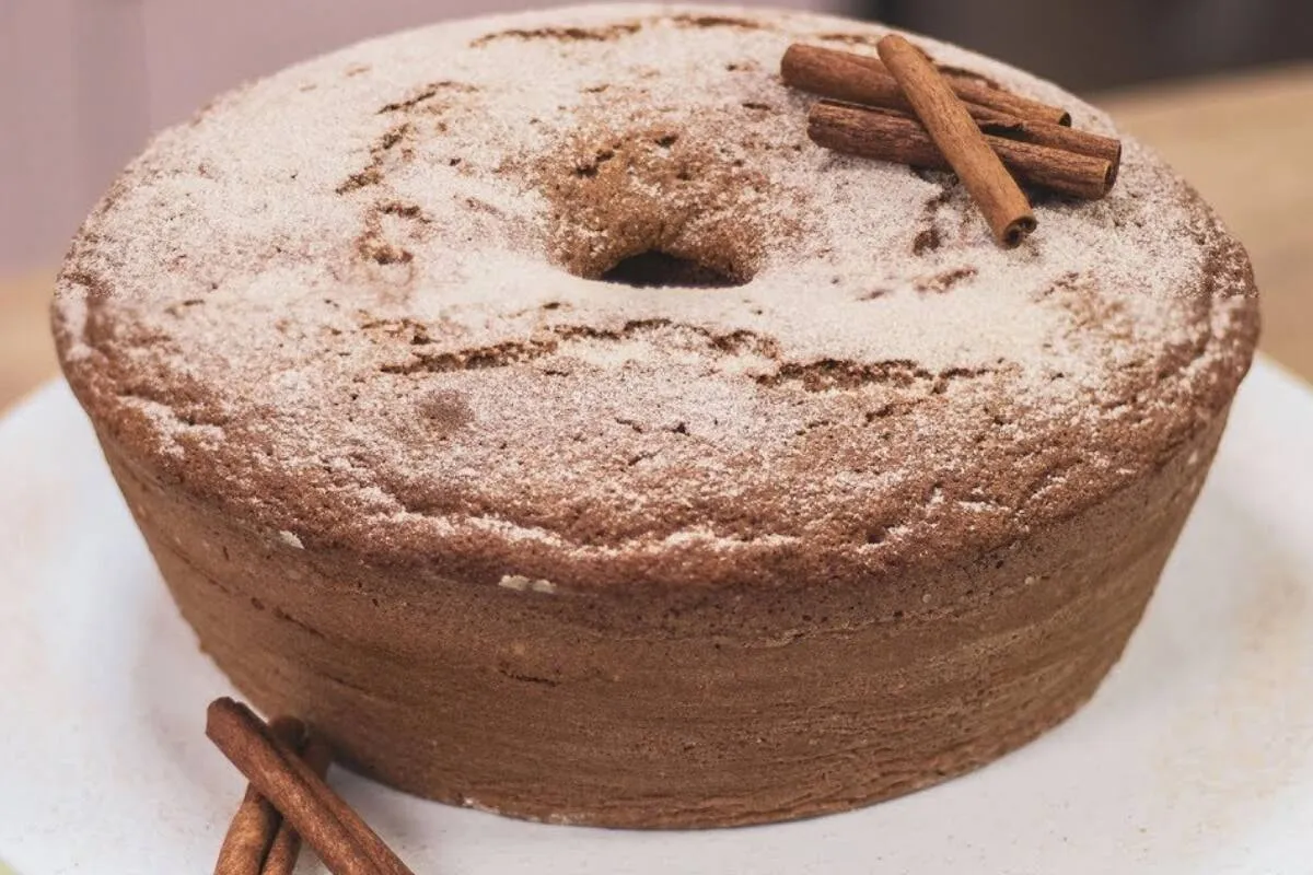 Receita do bolo mágico de canela da Maria da Paz que é marav