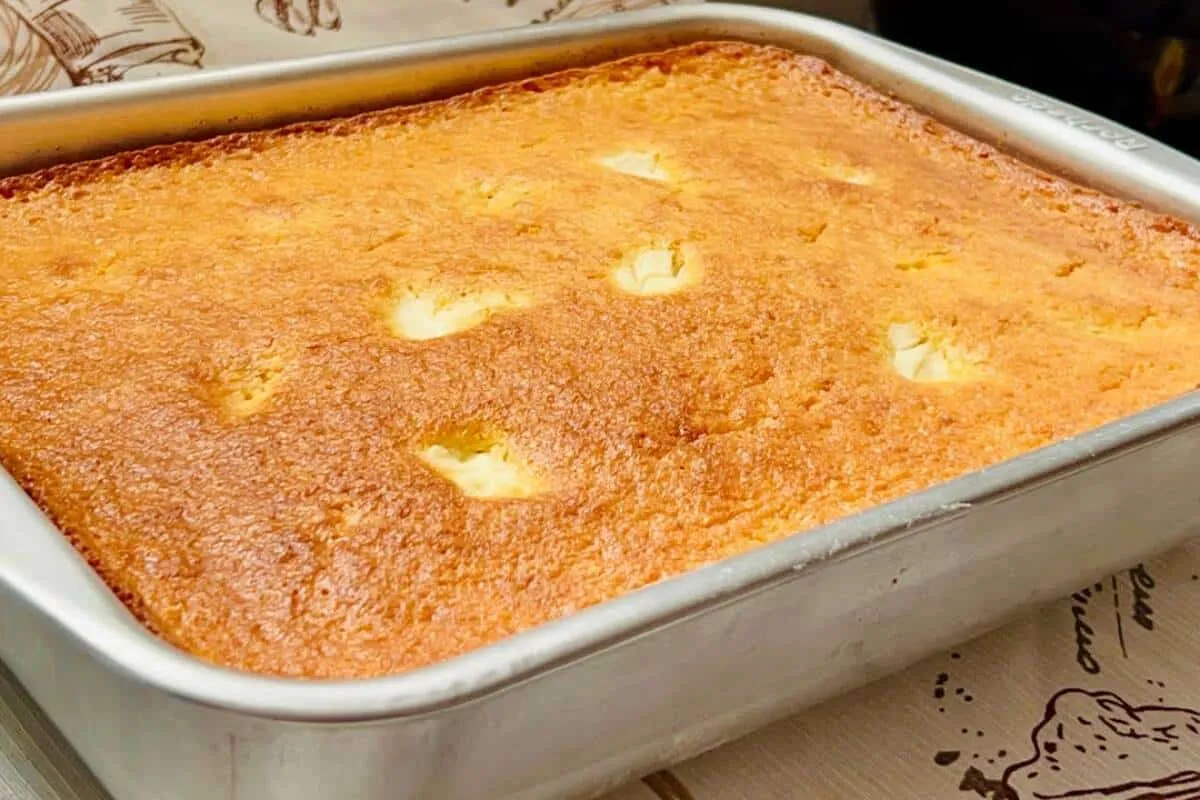 Receita grande de bolo delícia de milho: até seus vizinhos v