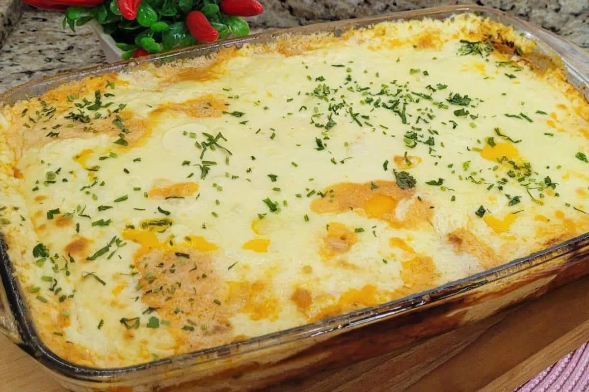 Receita para fazer filé de frango cremoso e gratinado no for