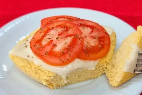 Receita para substituir o pão rica em fibras e proteínas, pa
