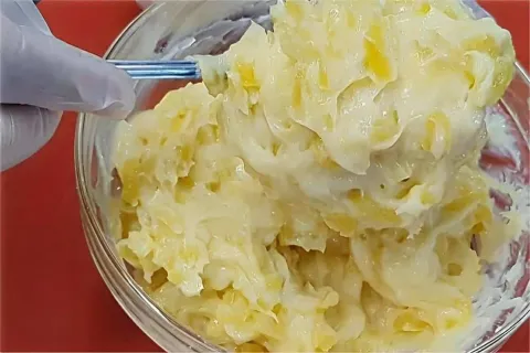 Recheio de abacaxi com apenas 4 ingredientes perfeito para b