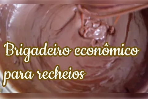 Recheio de brigadeiro para bolos perfeito que não fica muito