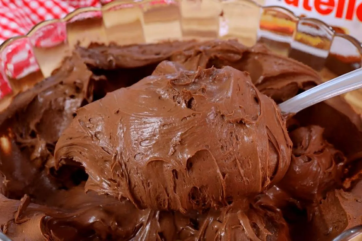 Recheio de Nutella que não vai ao fogo: delicioso consistent