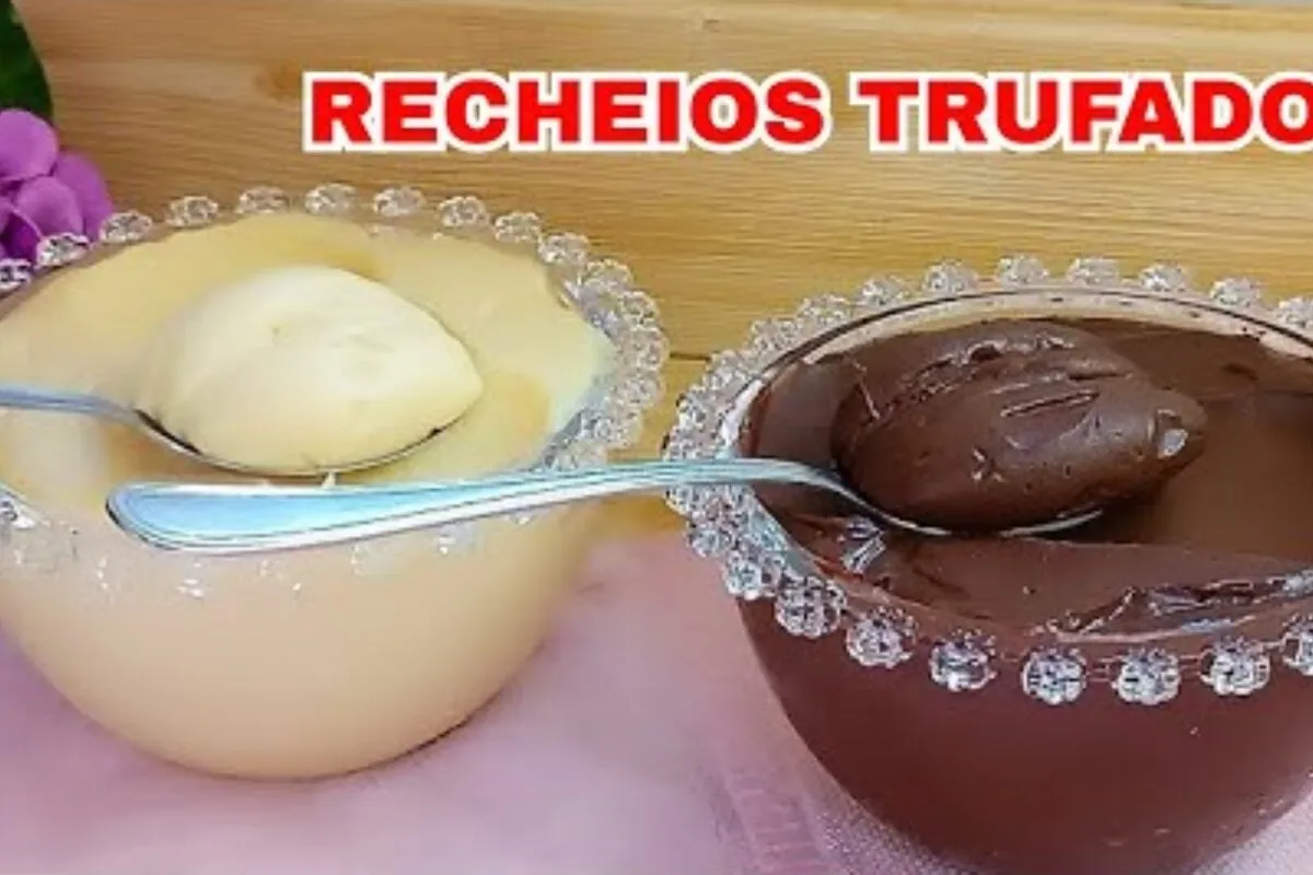 Recheios trufados: aprenda dois tipos cremosos e estruturado