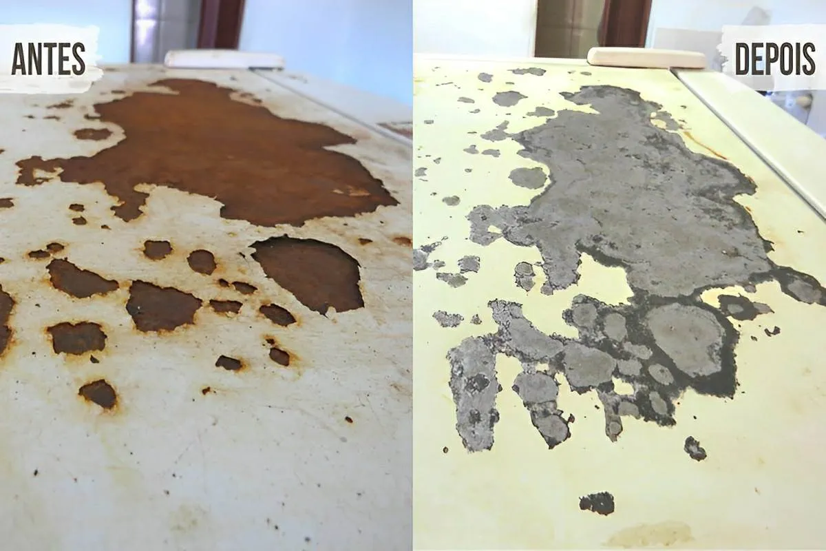 Removedor de ferrugem caseiro feito com apenas 3 ingrediente