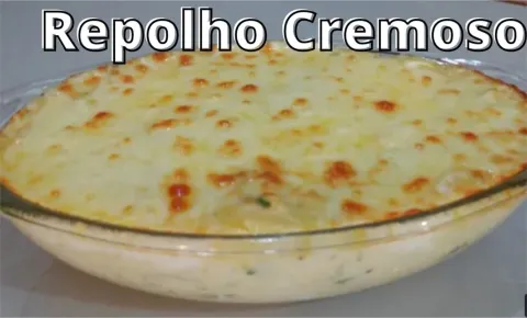 Repolho cremoso e gratinado: uma receita deliciosa para você