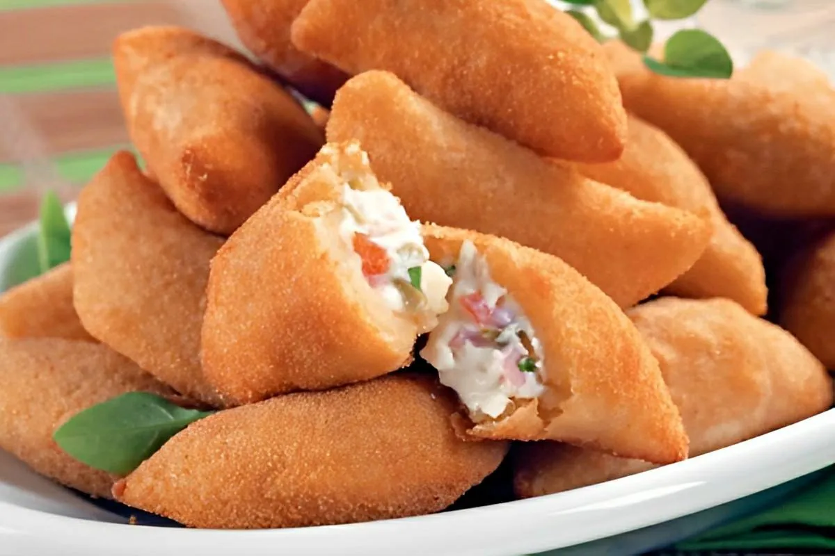 Risole de presunto e queijo fofinho e sequinho aprendi com s