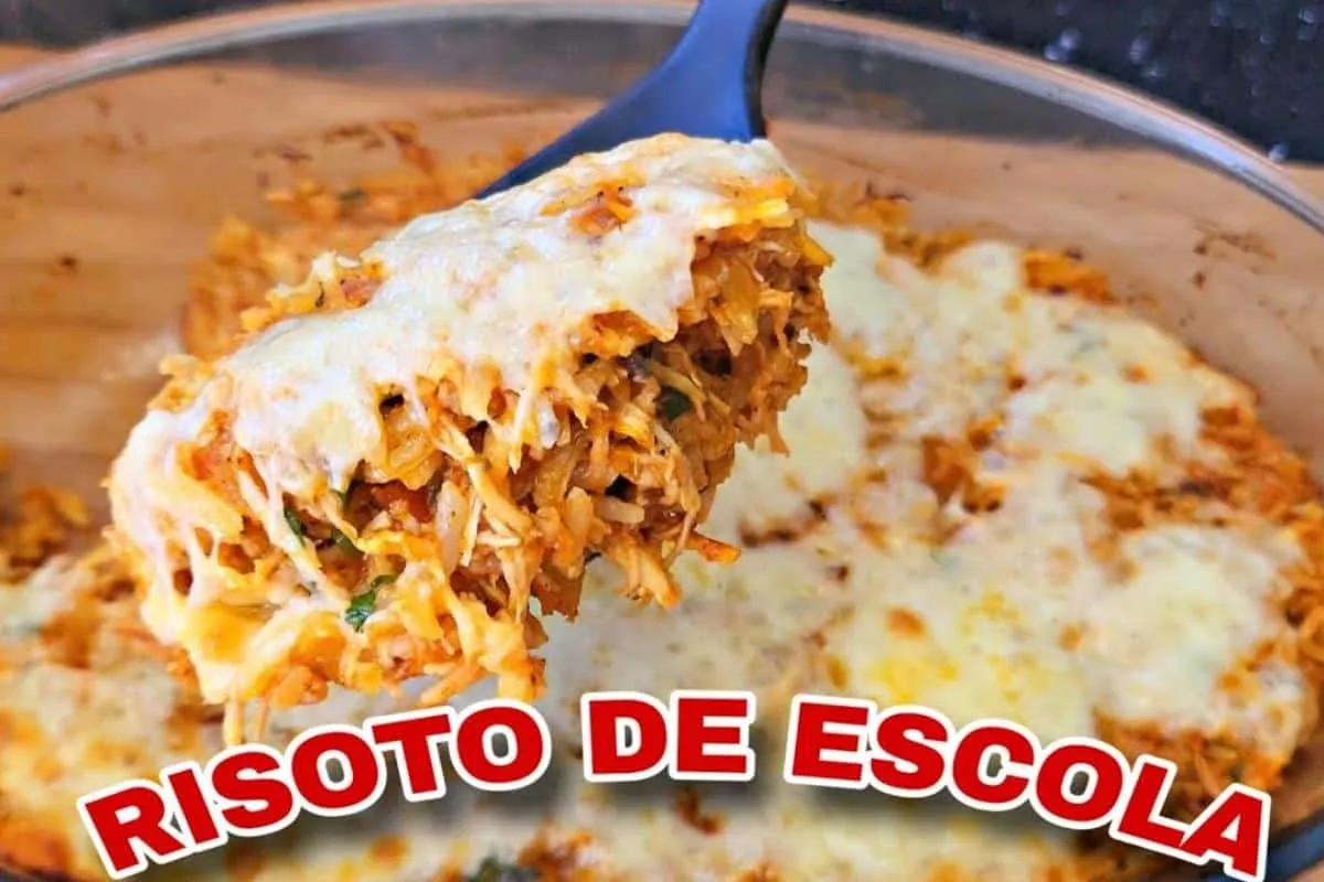 Risoto de frango delicioso e fácil de fazer: fica com um sab