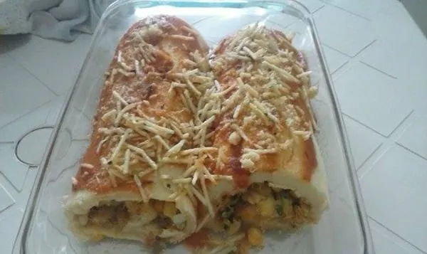 Rocambole de Arroz Cozido