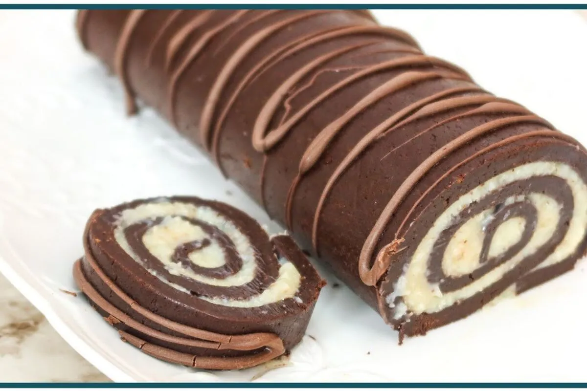 Rocambole prestígio com muito coco e chocolate: sobremesa fá