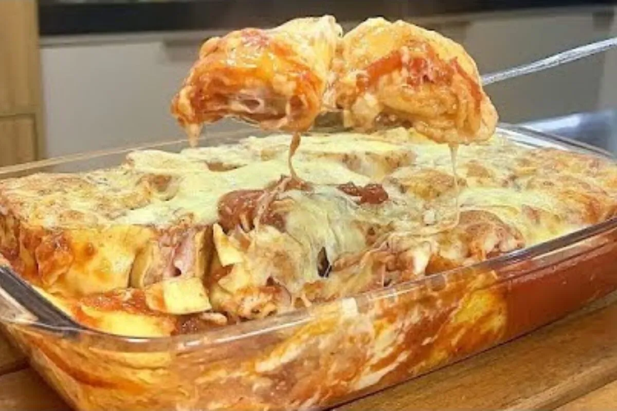 Rondelli com massa de lasanha: tão gostoso que nem precisa e
