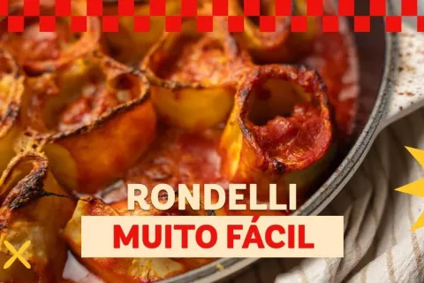 Rondelli de calabresa pronto em 40 minutos para o almoço ou 