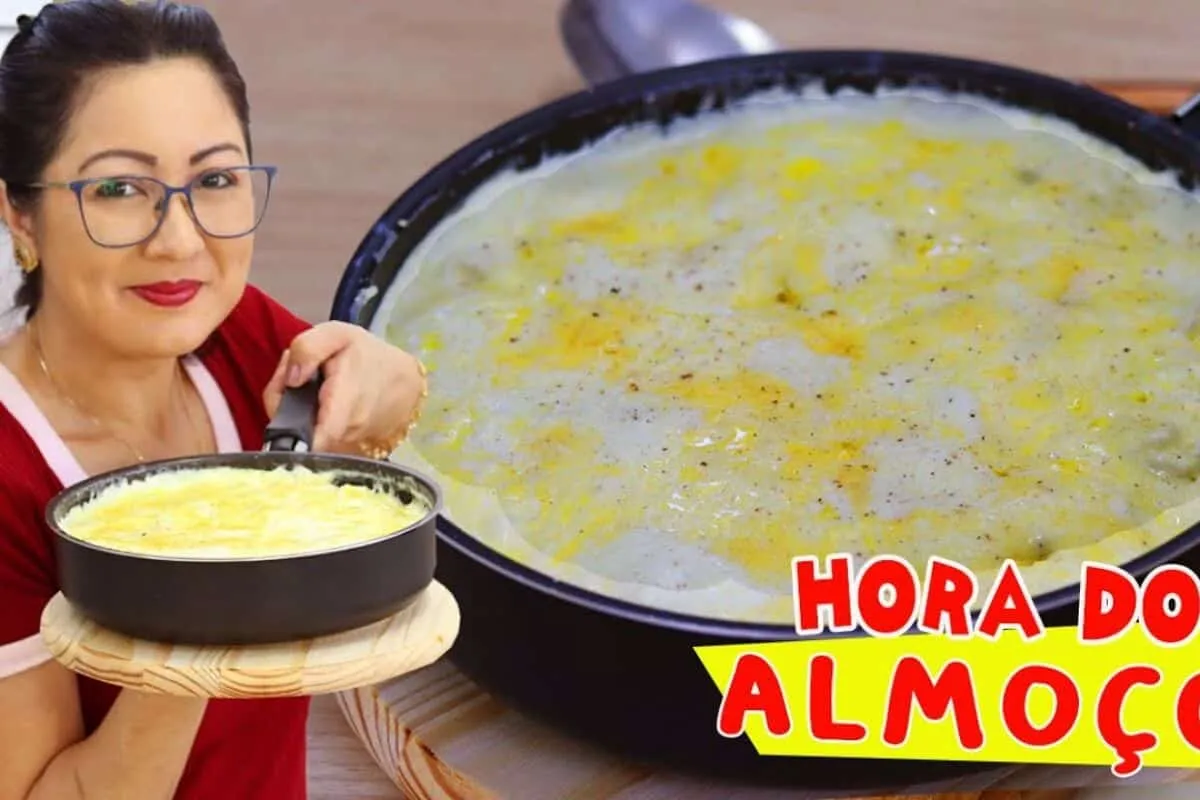 Rondelli de frigideira muito prático, uma refeição completa