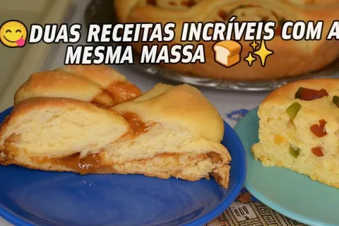 Rosca de frutas e trança de doce de leite: a receita que der