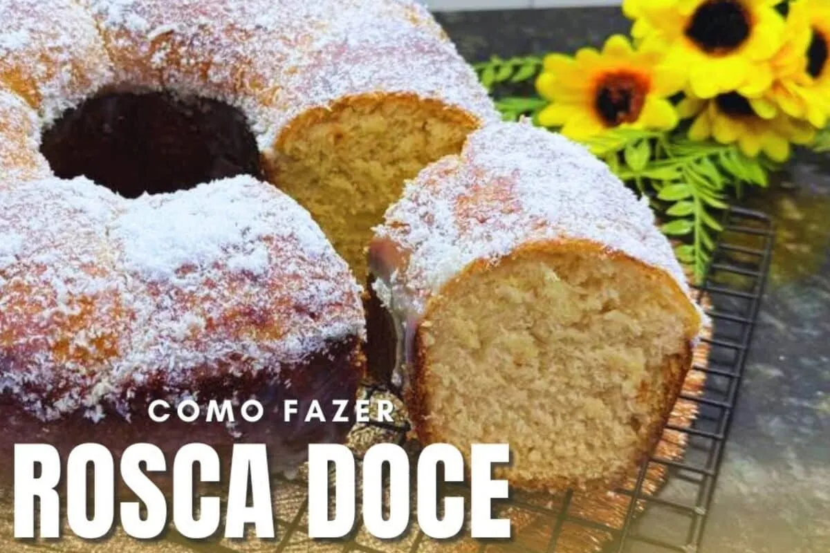 Rosca de leite condensado tão fofinha e molhadinha que desma
