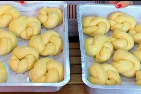 Rosca doce caseira super fofinha e que derrete na boca, para