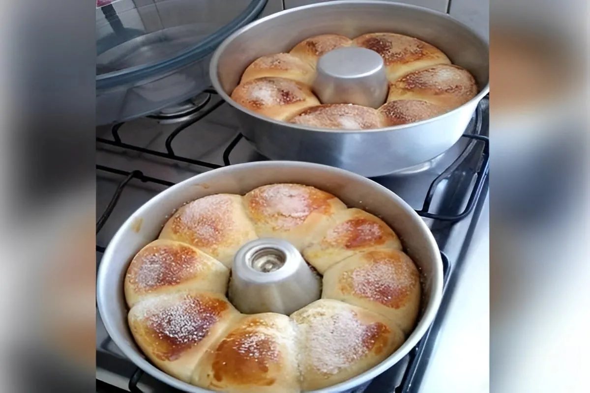 Rosca doce caseira um pão doce fácil e prático para fazer ai
