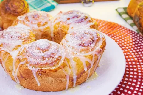 Rosca flor de padaria fofinha e perfeita para o seu café da 