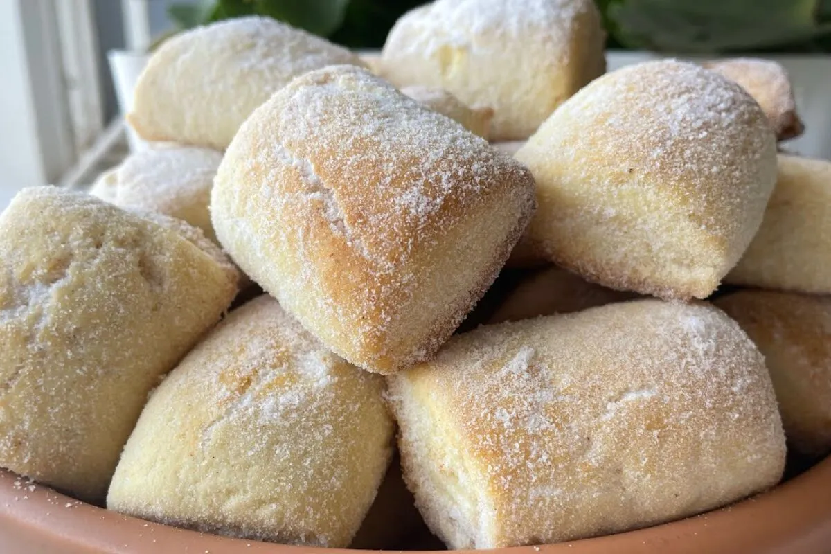 Rosquinha de nata uma receita da vovó que derrete na boca e