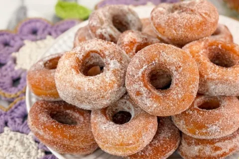 Rosquinha frita de padaria econômicas e macias: agrada todo 