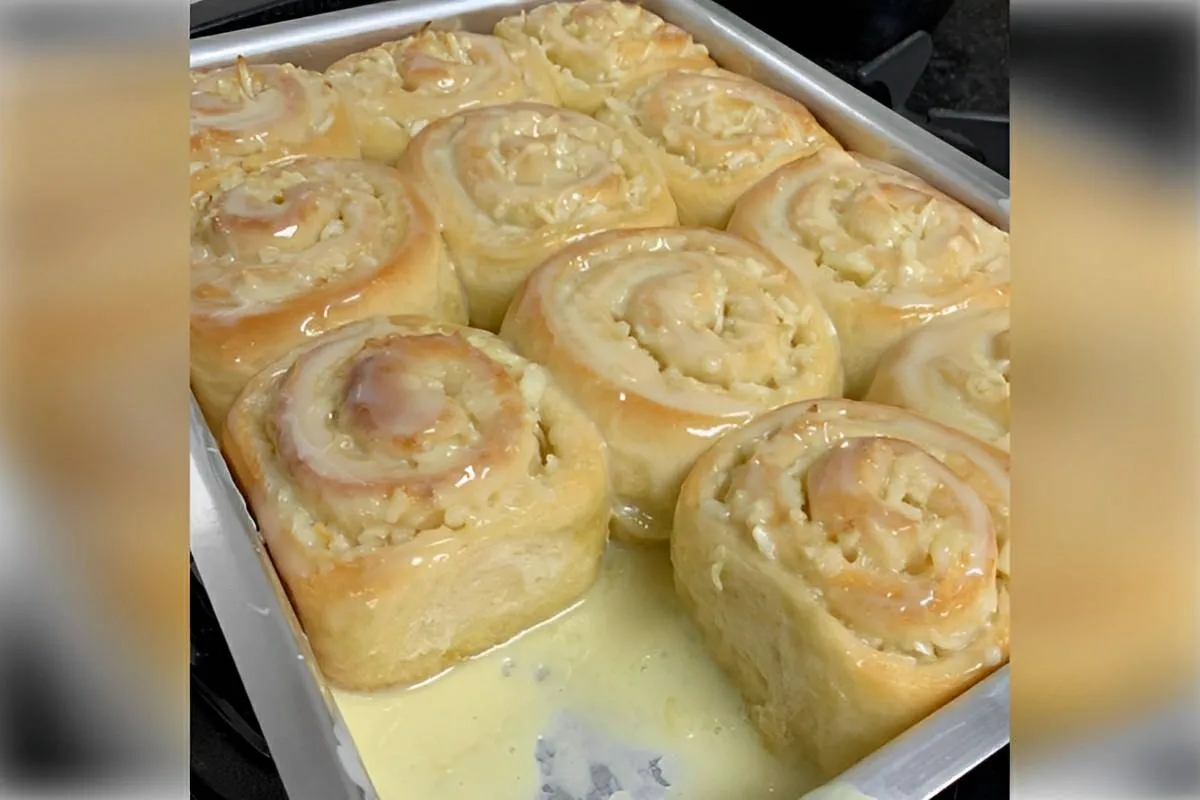 Rosquinha húngara bem fofinha e molhadinha com leite condens