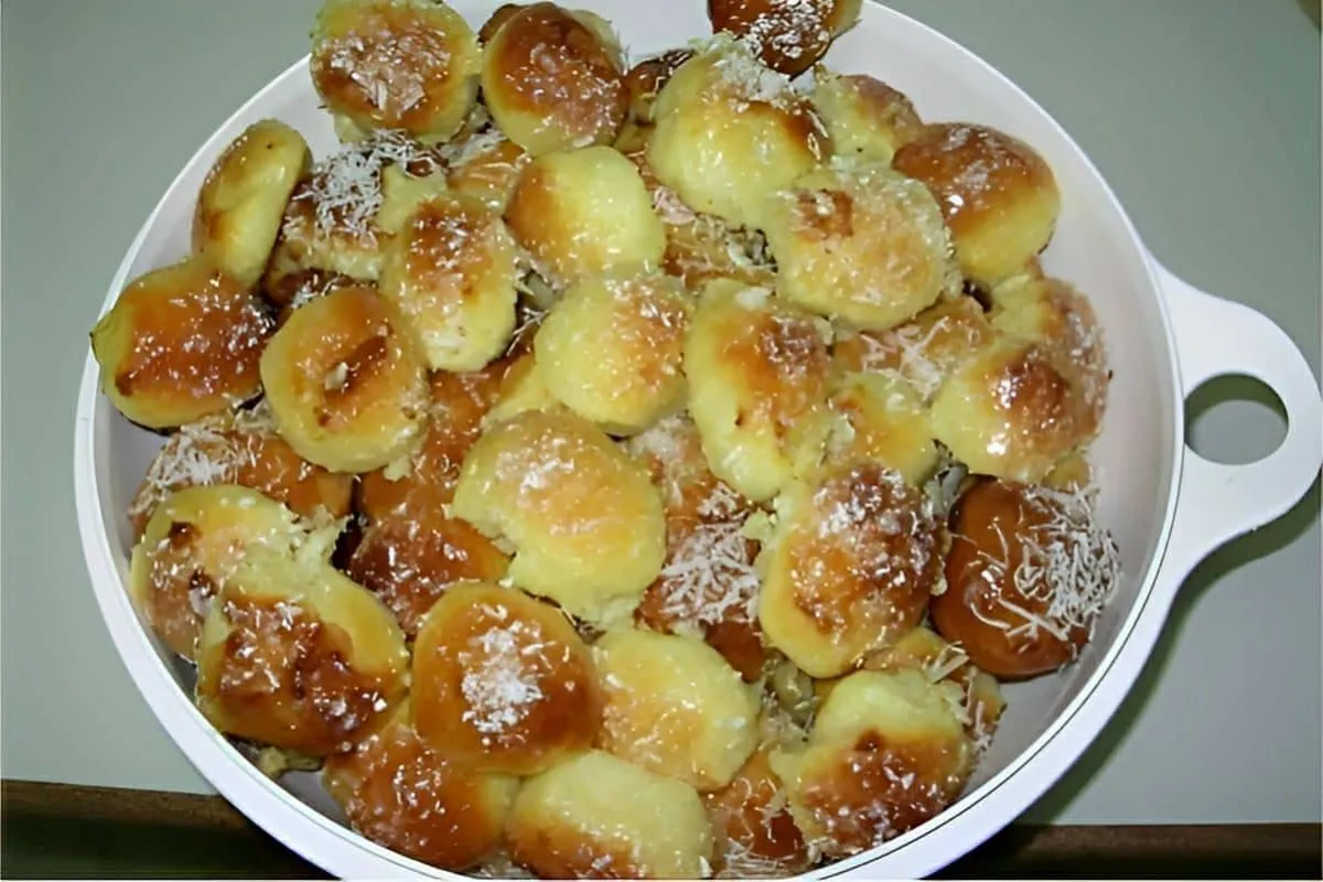 Rosquinhas de colher com coco uma delícia que aprendi com do