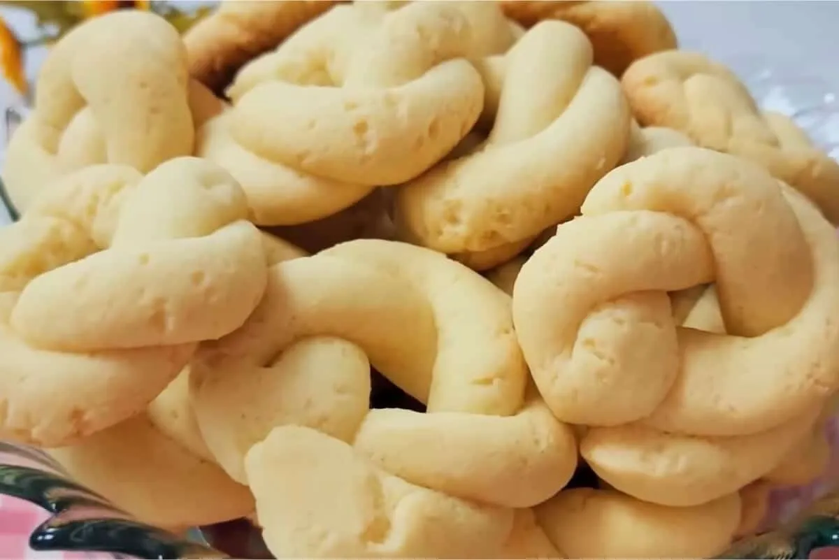 Rosquinhas de trigo da vovó: ótima para saborear com um cafe