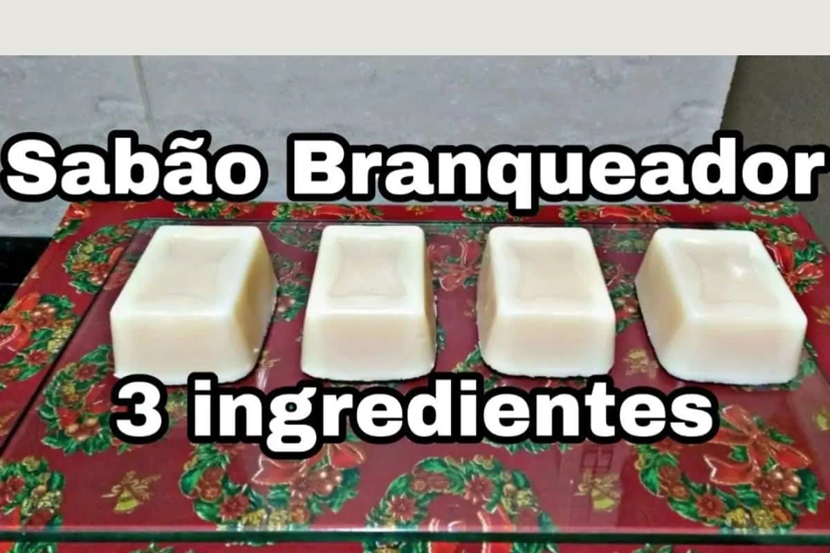 Sabão branqueador de roupas que não precisa colocar soda e r