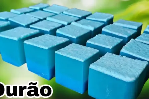 Sabão caseiro de açúcar que não desmancha fácil na água e es