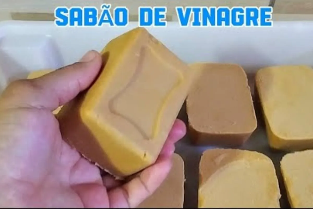 Sabão caseiro de vinagre e bicarbonato de sódio: fica ótimo