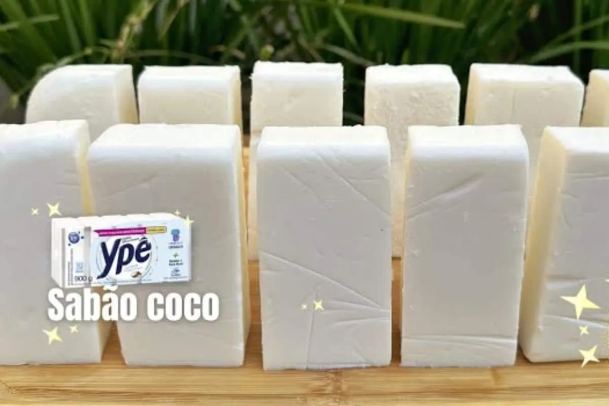 Sabão de coco caseiro: rende muito e deixa as roupas branqui