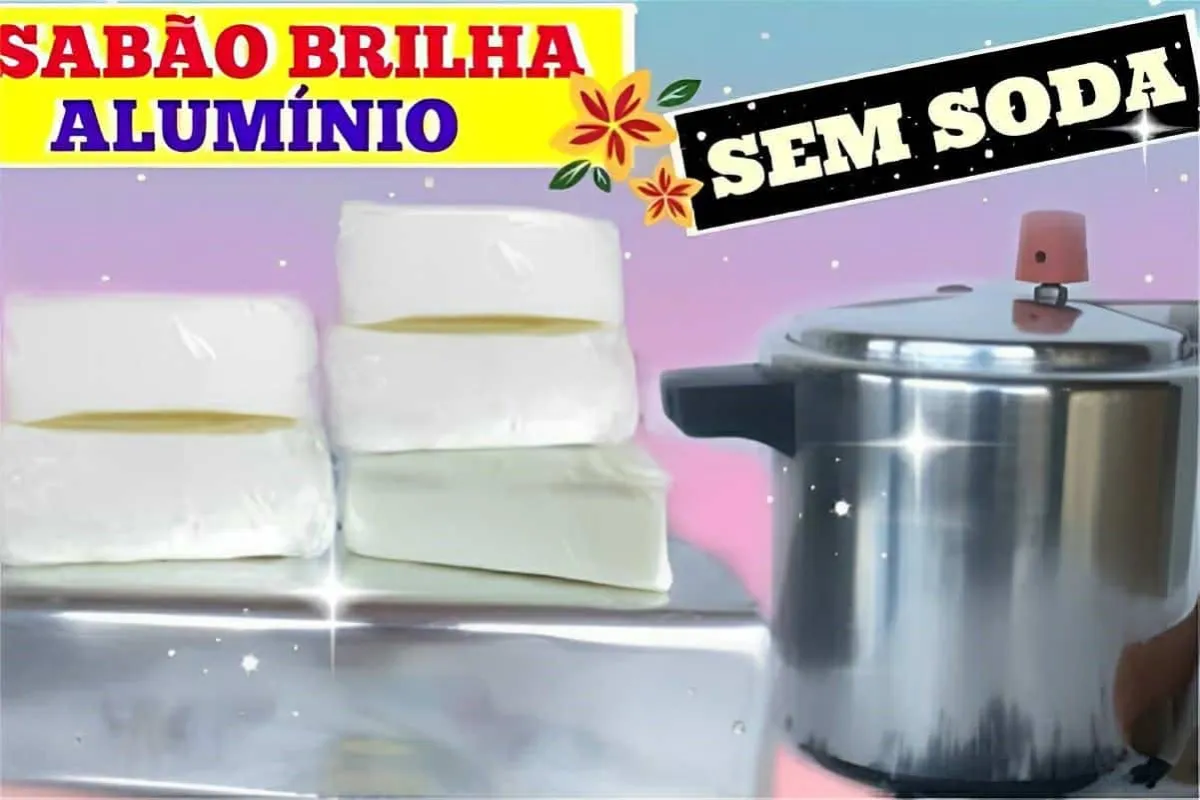 Sabão limpa alumínio sem soda para deixar as suas panelas br