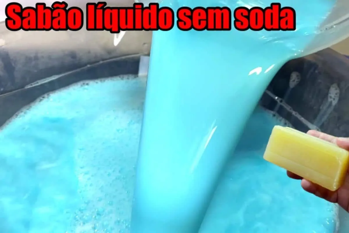 Sabão líquido caseiro que fica perfeito e espuma muito na ho