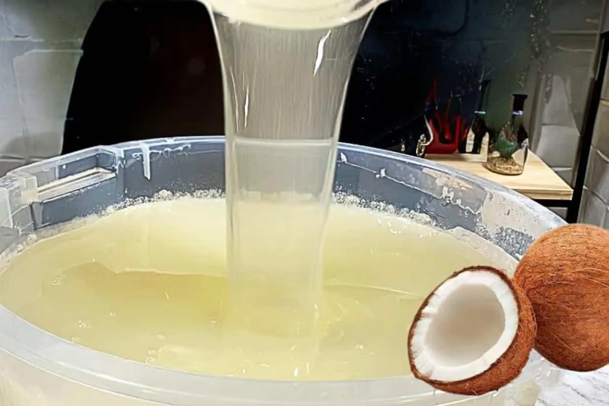 Sabão líquido de coco perfeito para lavar roupas mais encard
