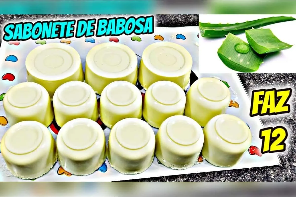 Sabonete de babosa econômico e muito simples de preparar