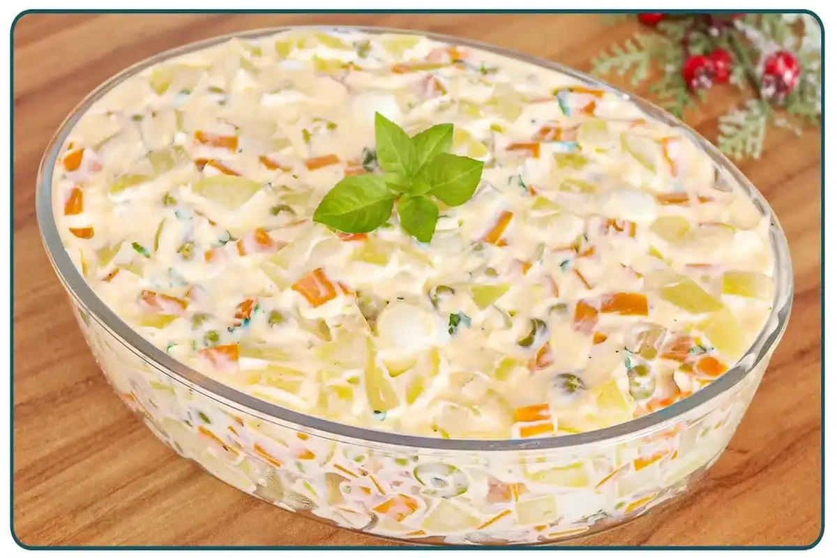 Salada de maionese deliciosa e simples de fazer para acompan