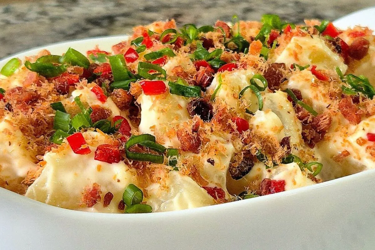 Salada para churrasco refrescante e crocante que é o acompan