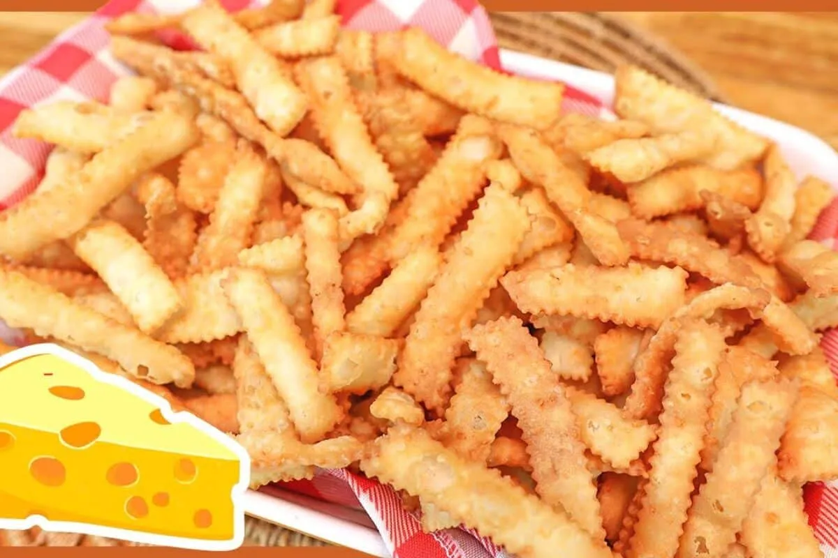 Salgadinho de queijo com 4 ingredientes fácil de fazer e ren