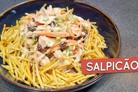 Salpicão de frango especial de natal que minha mãe me ensino