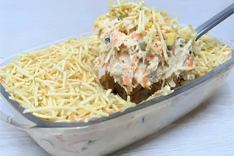 Salpicão de frango perfeito para acompanhar seu churrasco de