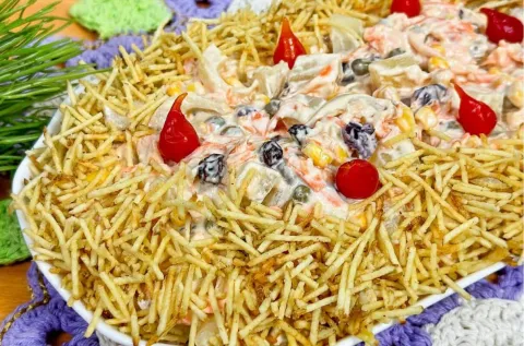 Salpicão sem frango para combinar perfeitamente com tudo no 